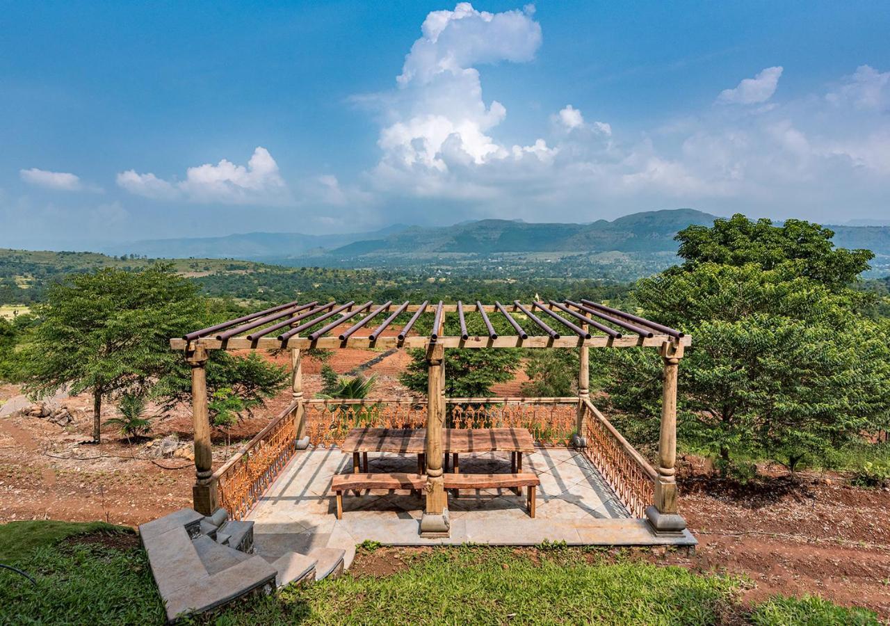 Saffronstays Niramay, Torna-Rajgad - Rustic Pool Villa With A Gazebo And Great Forest Views Marg Asni Exterior photo